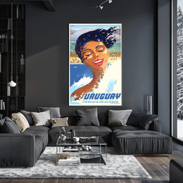 Uruguay Frescura De Océano Poster