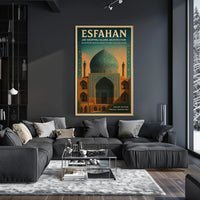 Esfahan Majestic Islamic Architecture Poster