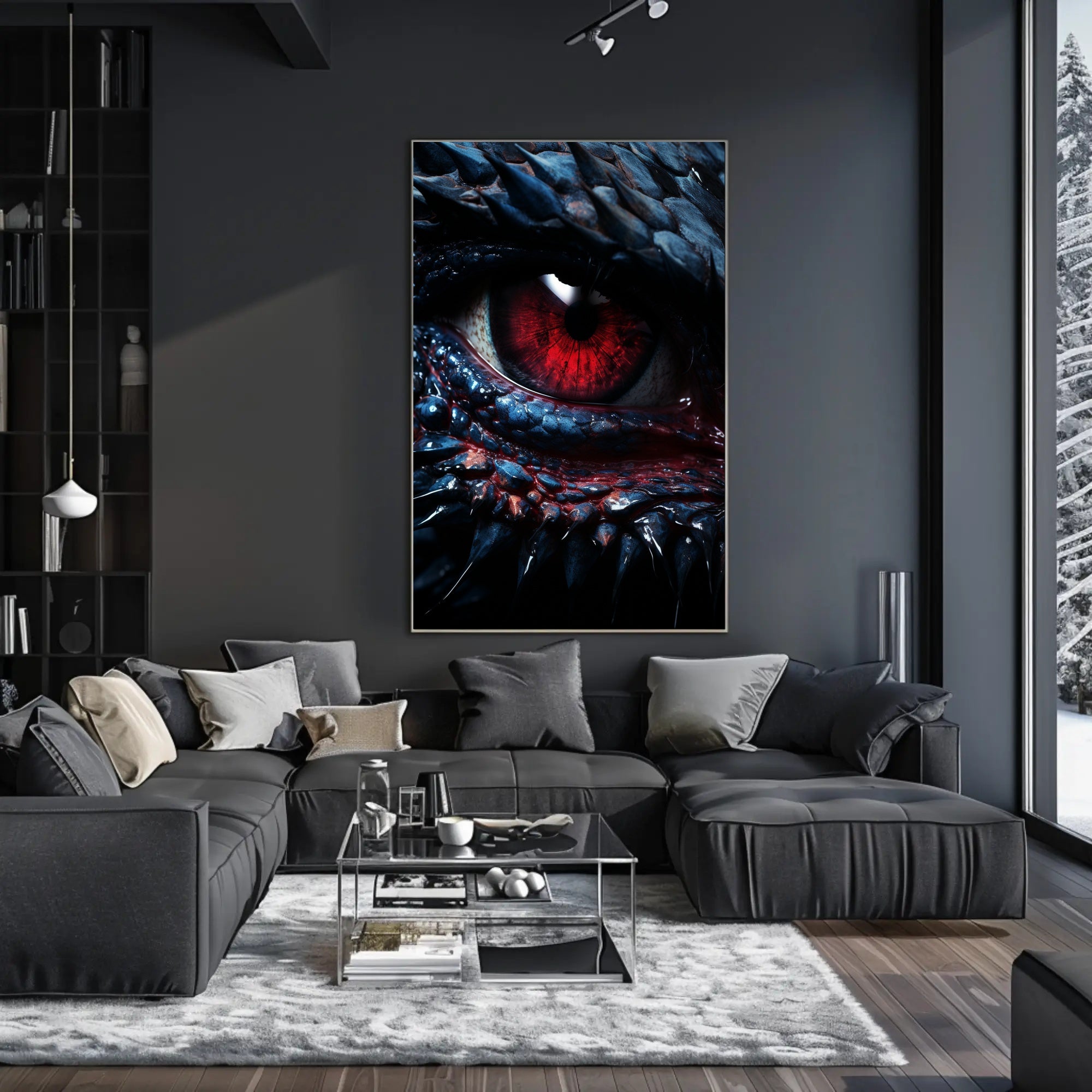 The DragonS Gaze Poster