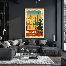 Vibrant Mexico City Poster