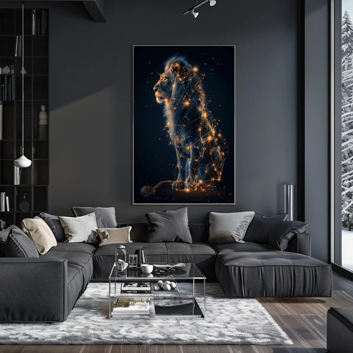 Celestial Lion Poster