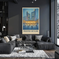 Frosted Skyline Poster