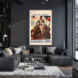 168th Anniversary US Marine Corps Historical Poster