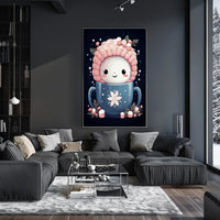 Cute Winter Mug Art Poster for Abstract or Artistic Poster