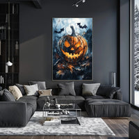 Haunted Pumpkin Poster