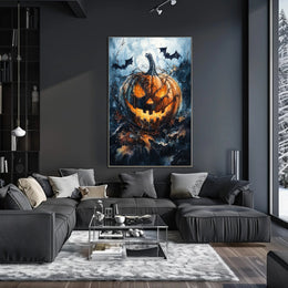 Haunted Pumpkin Poster