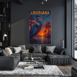 Louisiana Wildlife Poster
