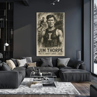 Jim Thorpe Legendary Athlete Poster