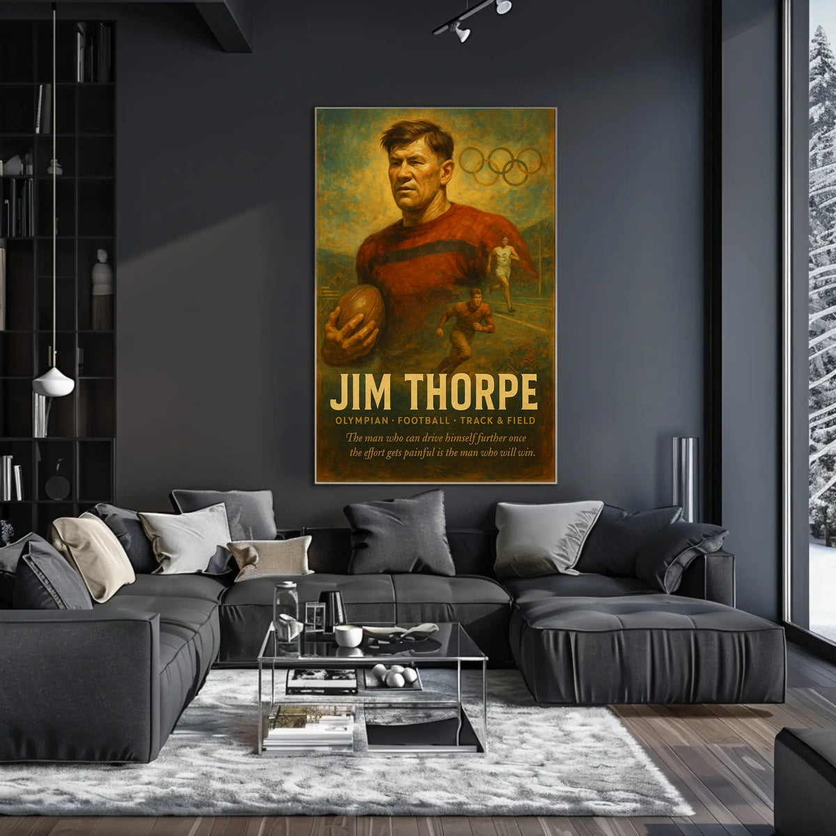 Jim Thorpe Legendary Athlete Jim Thorpe Poster