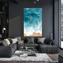 Ocean Serenity Poster Coastal Wall Art Print