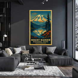 Mount Rainier National Park Poster