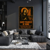 Saint Frances Of Rome Poster