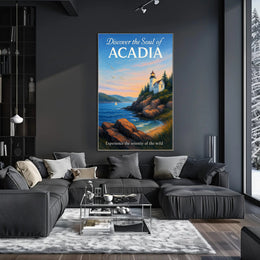 Discover the Soul of Acadia Poster