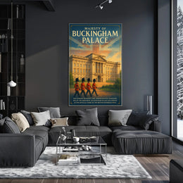 Majesty of Buckingham Palace Poster PosterGoat
