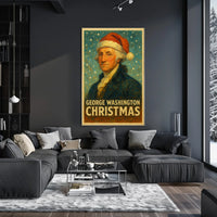 George Washington Christmas Poster
