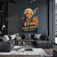 Albert Einstein Theory Of Relativity Poster