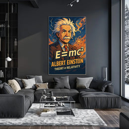 Albert Einstein Theory Of Relativity Poster