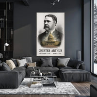 Chester A. Arthur 21st President of the United States Reflections Poster