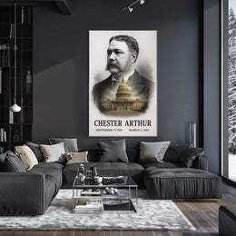 Chester A. Arthur 21st President of the United States Reflections Poster