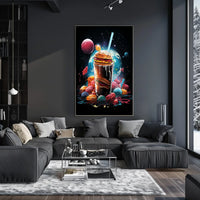 Cosmic Burger Fantasy Poster