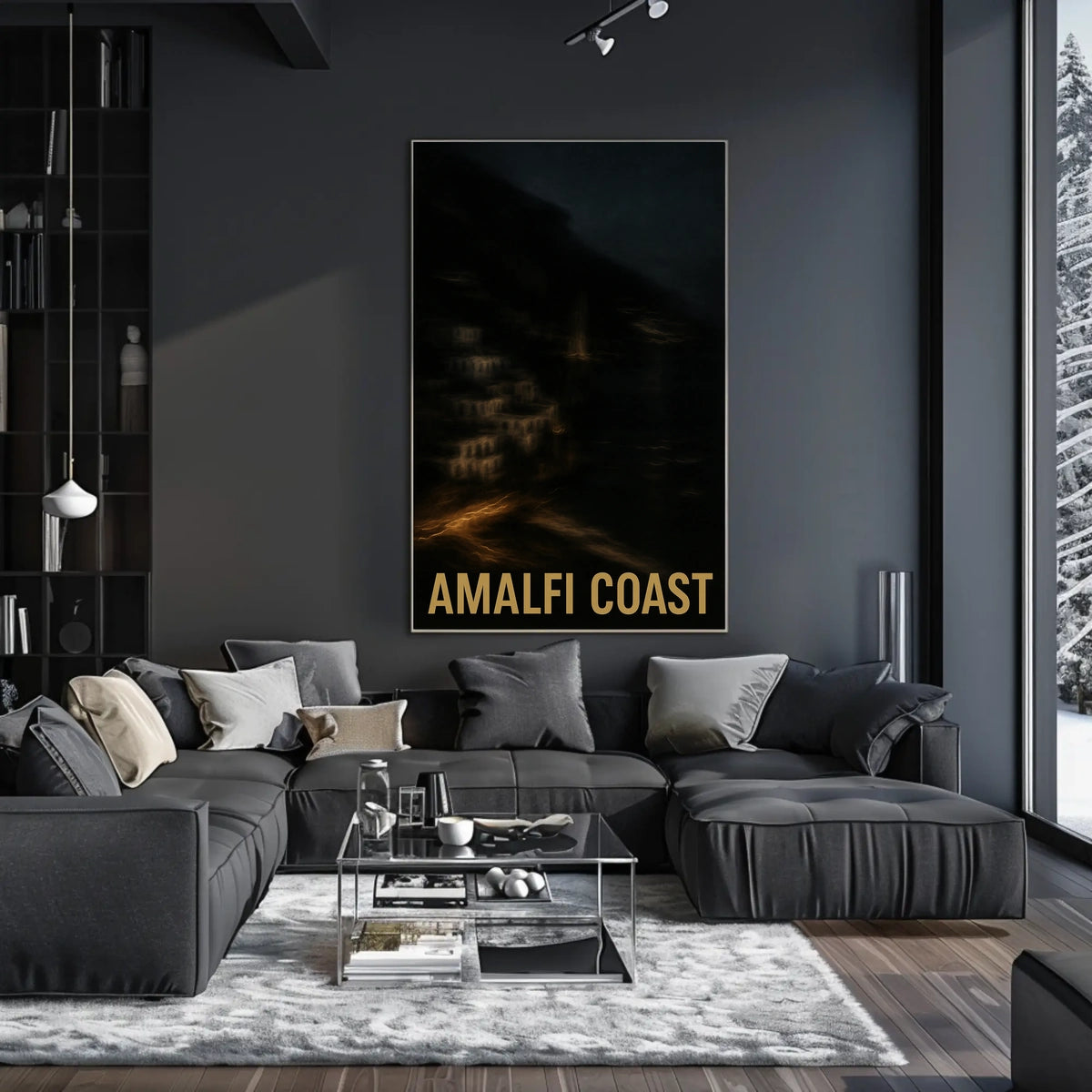 Amalfi Coast Poster Wall Art For Seaside Decor Collection