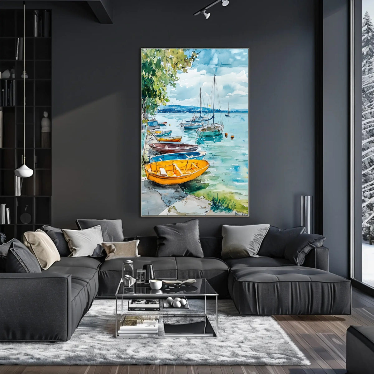 Hungary Lake Balaton Lakeside View Poster