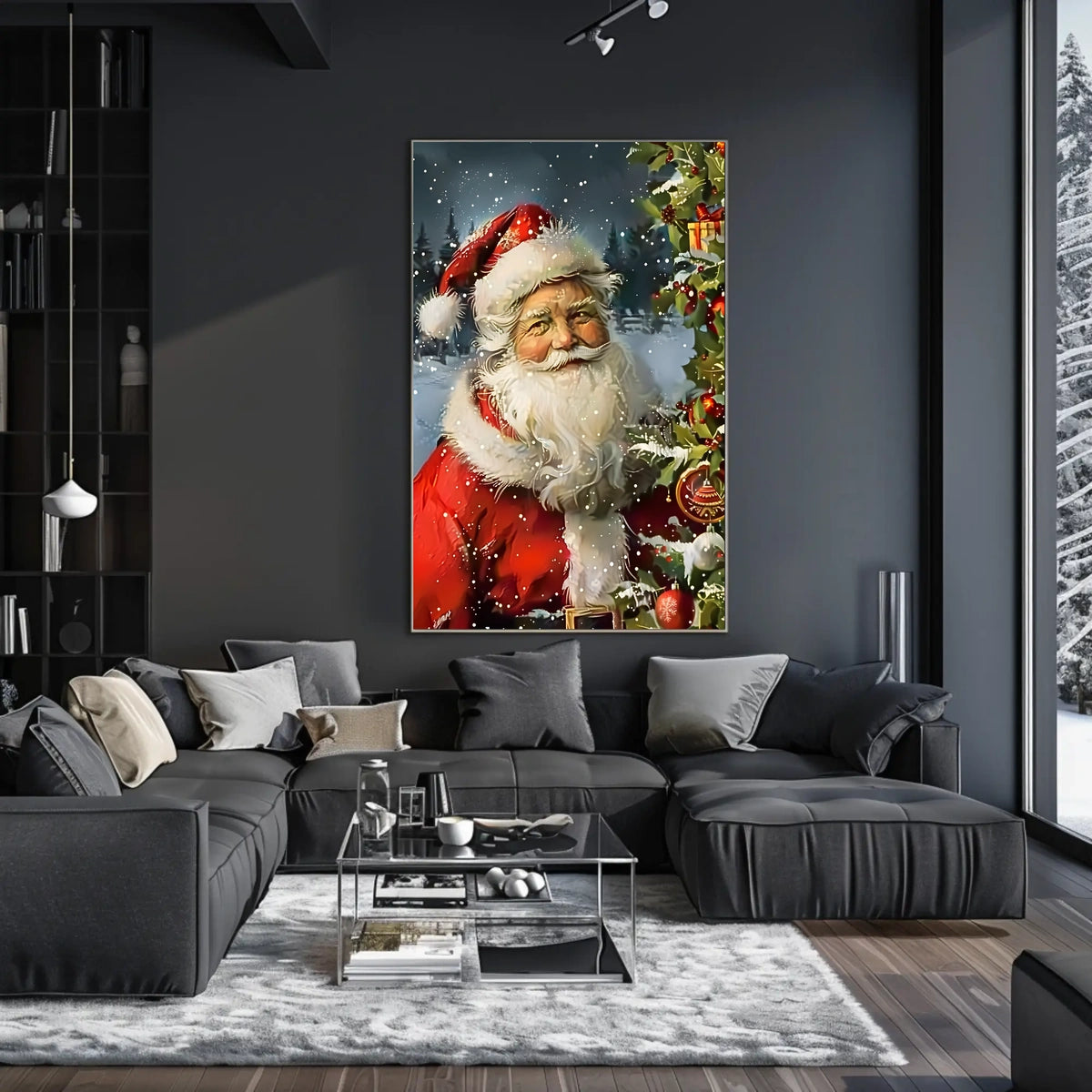 Santa Claus in a Winter Wonderland Poster