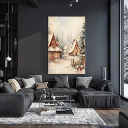 Winter Wonderland Village Poster