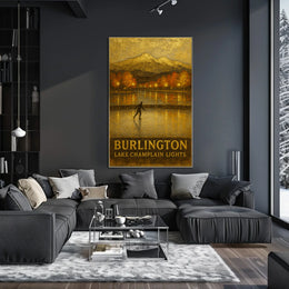 Burlington Lake Champlain Lights Poster