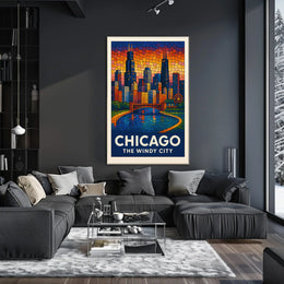 Chicago The Windy City Poster