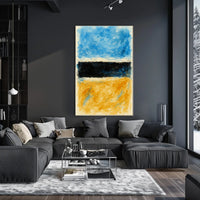 Abstract Color Blocks Abstract Poster