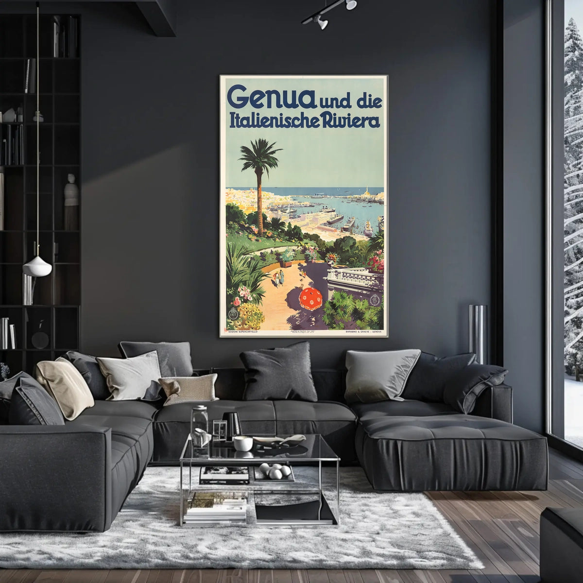Genua Und Die Italienische Riviera Poster