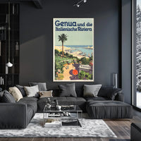 Genua Und Die Italienische Riviera Poster