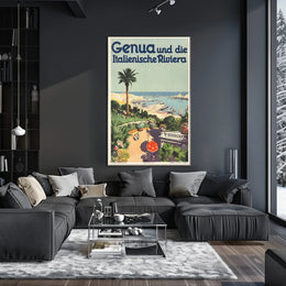 Genua Und Die Italienische Riviera Poster