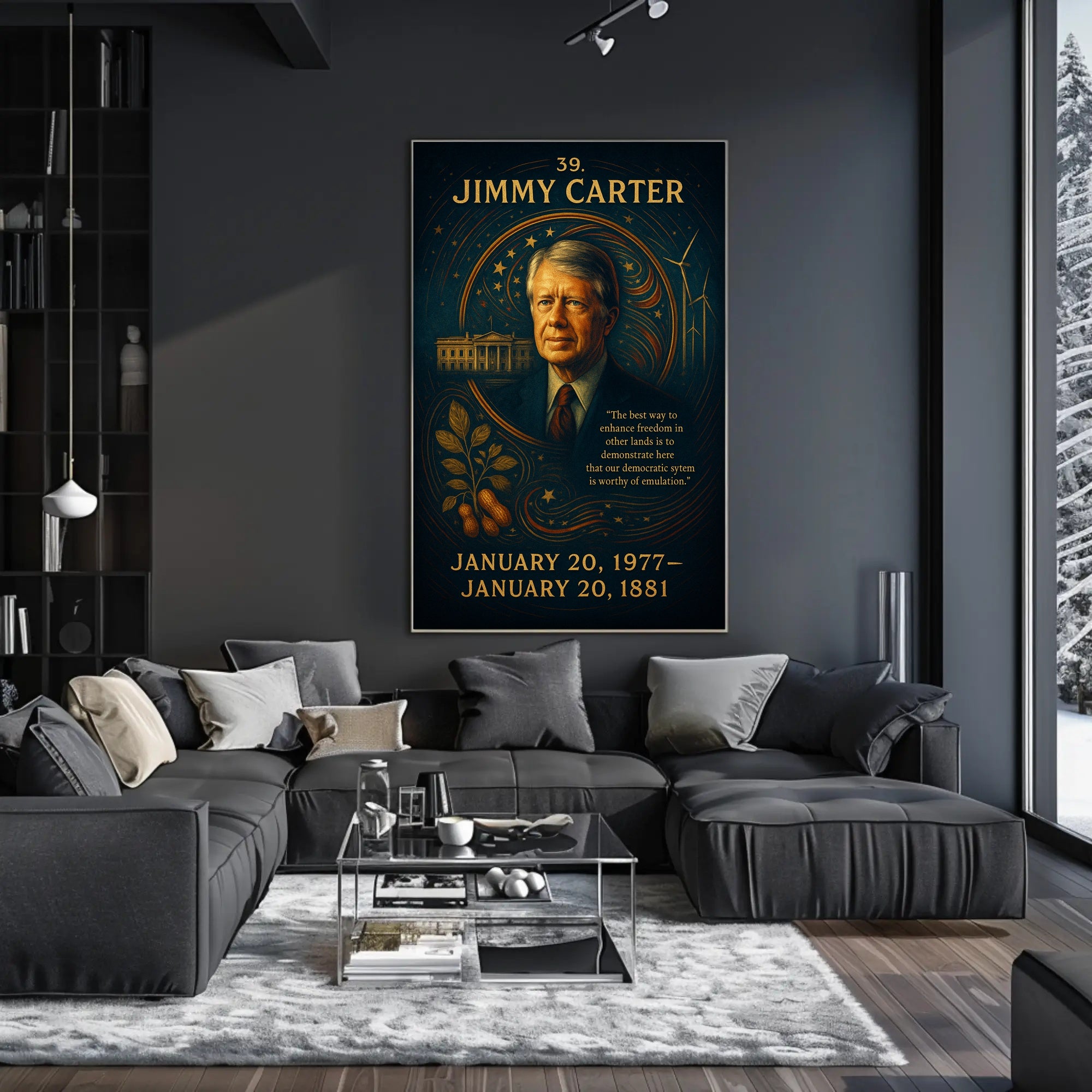 Jimmy Carter Civic Impact Gallery Print Poster PosterGoat