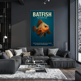Batfish Deep Ocean Wonders Poster