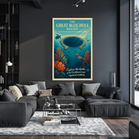 The Great Blue Hole Belize Poster
