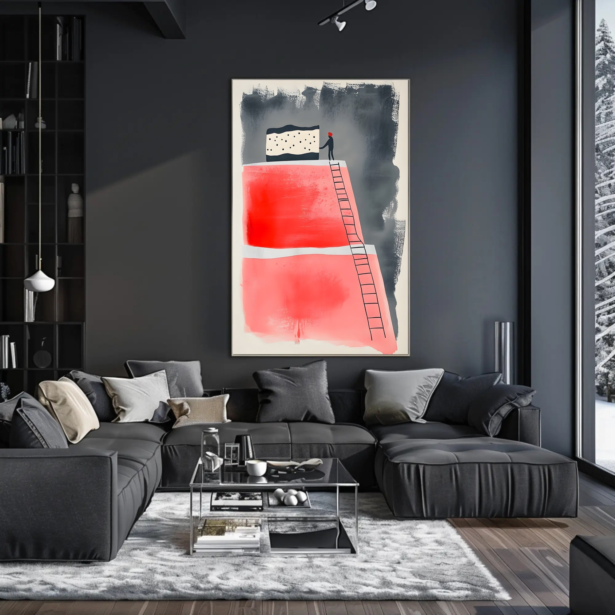 The Climb Scenic Inspirational Poster Wall Art