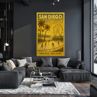 San Diego Pacific Holiday Poster