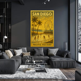 San Diego Pacific Holiday Poster
