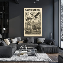 North Dakota Heritage Poster