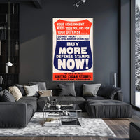 Support the Defense Effort Poster PosterGoat