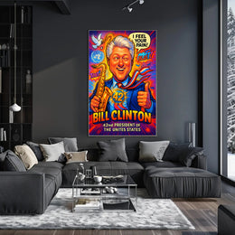 Bill Clinton 42nd President Poster PosterGoat
