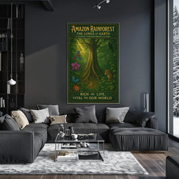 Amazon Rainforest The Lungs of Earth Poster