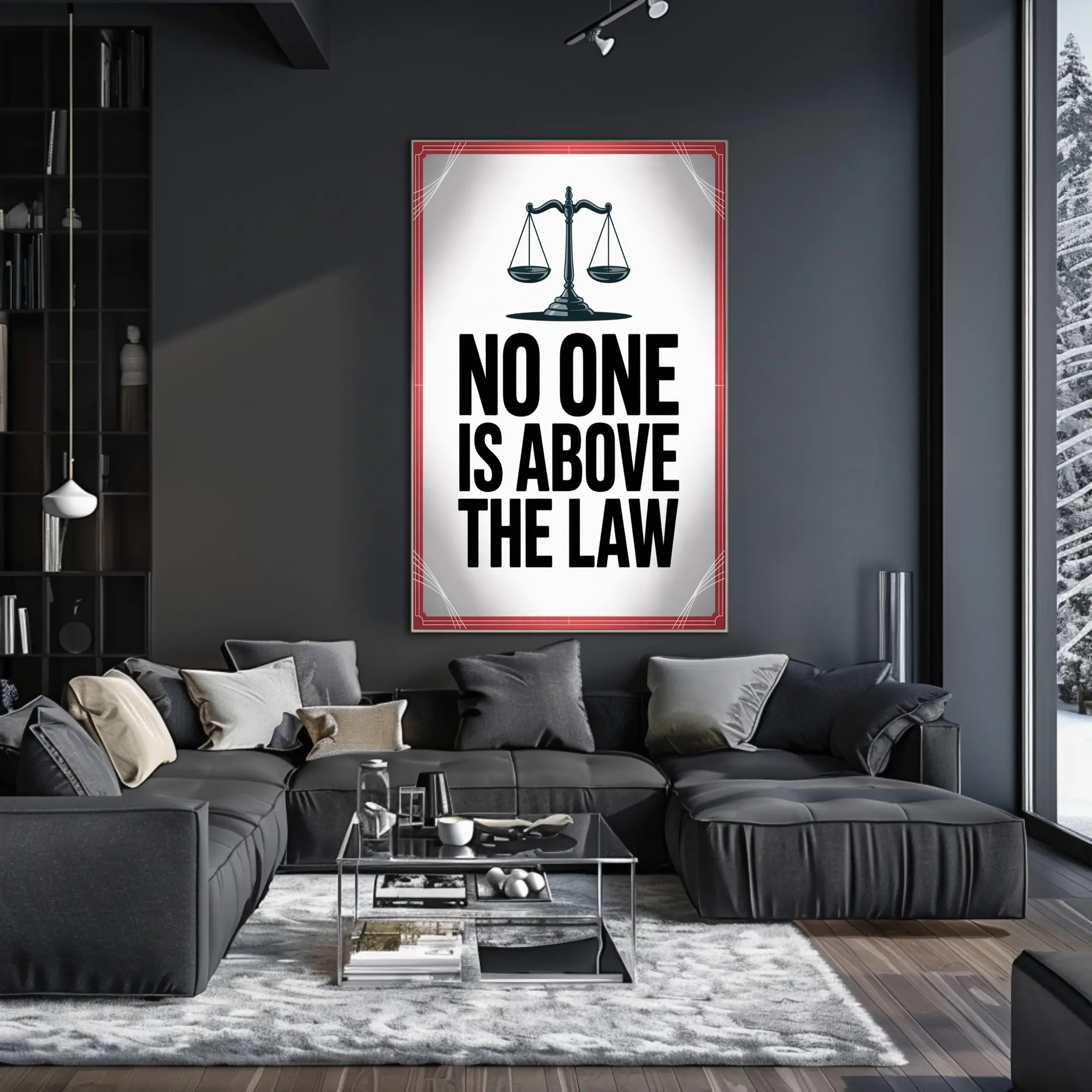 Justice for All: Modern Political or Propaganda Poster