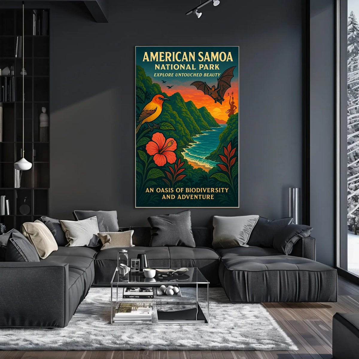 Explore Untouched Beauty at American Samoa National Park Poster