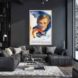 Jean-Claude Killy Fly The Friendly Poster