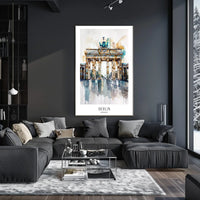 Berlin, Germany Artistic Impression Poster