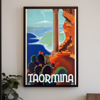 Taormina Travel Poster