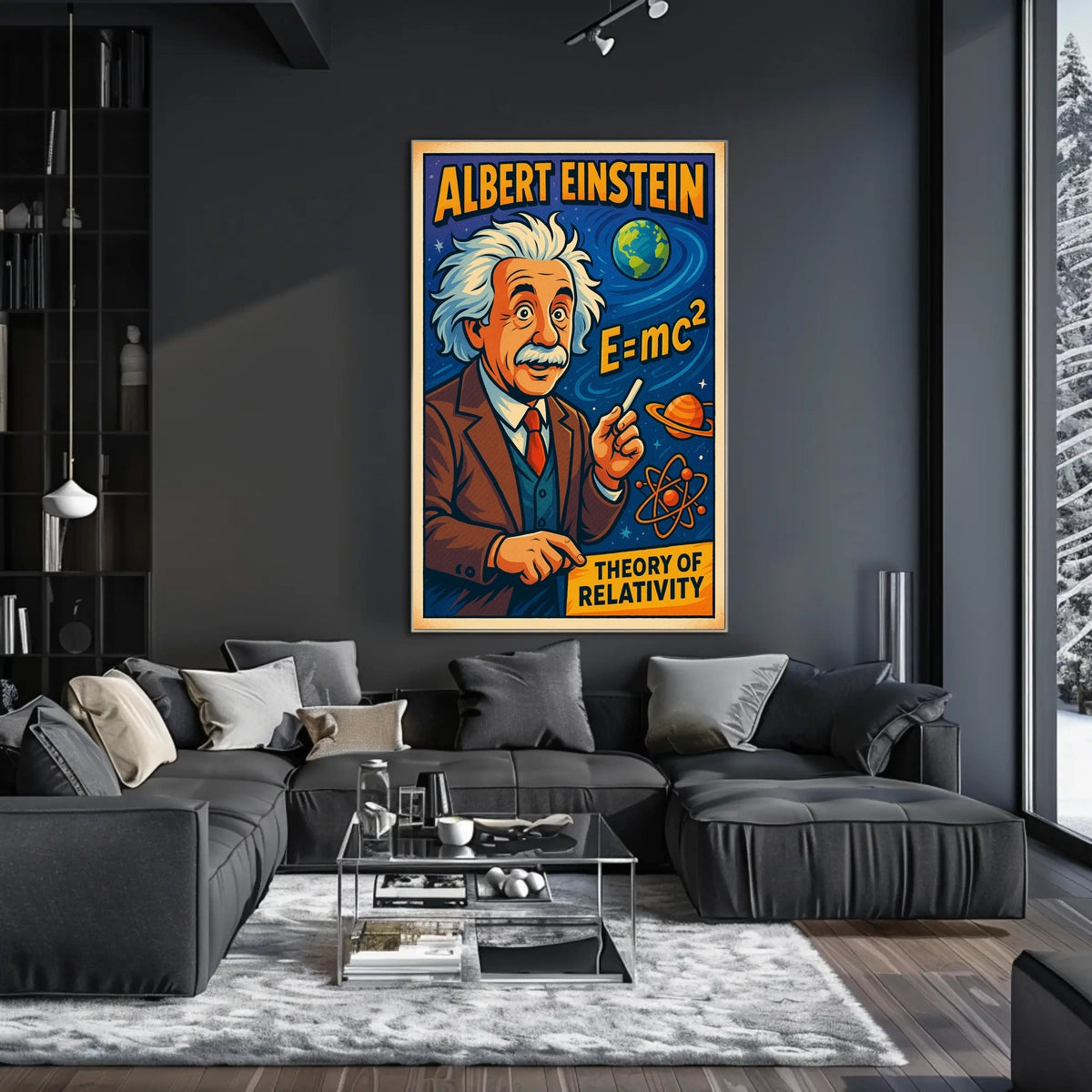 Albert Einstein Theory Of Relativity Poster